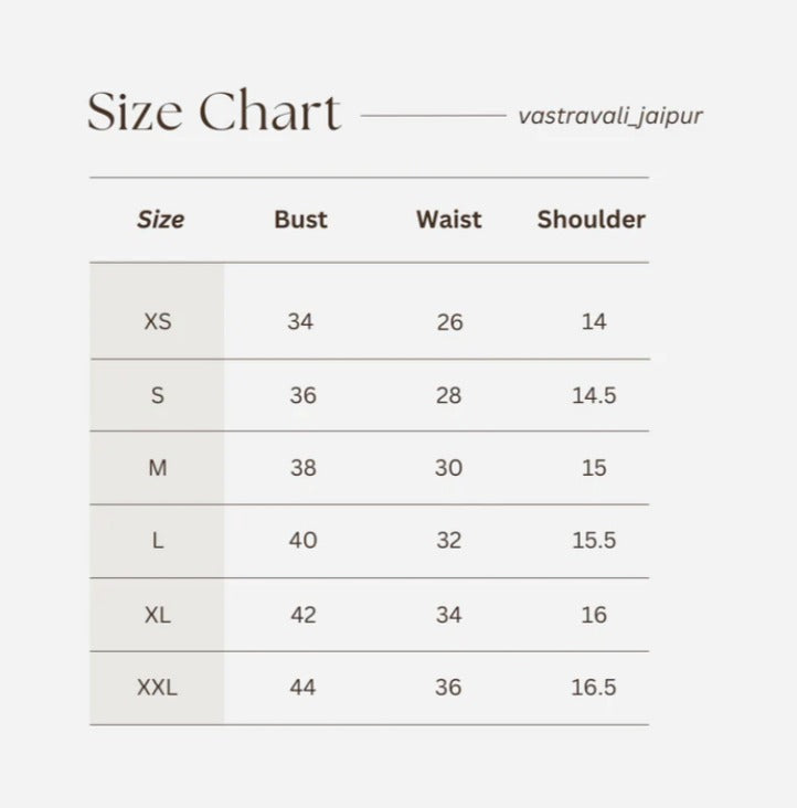 SIZE CART