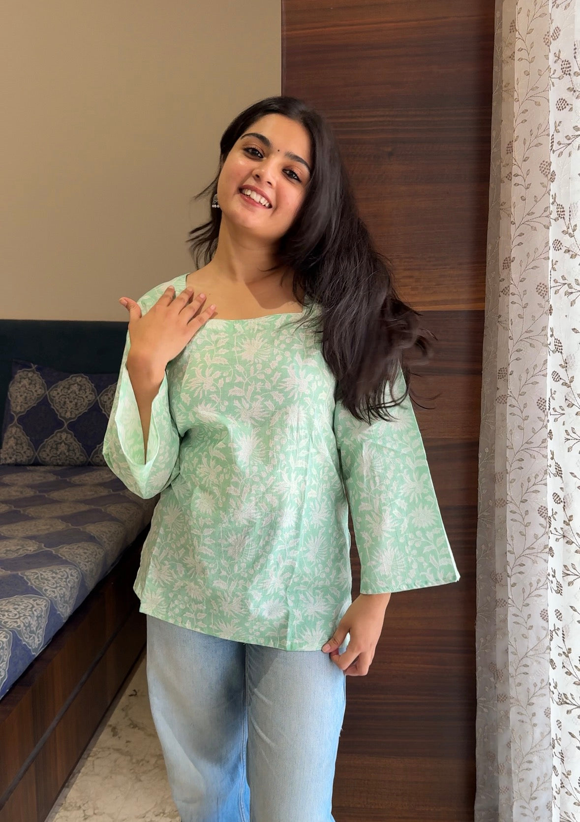 Naaz Corset Back Short Kurti