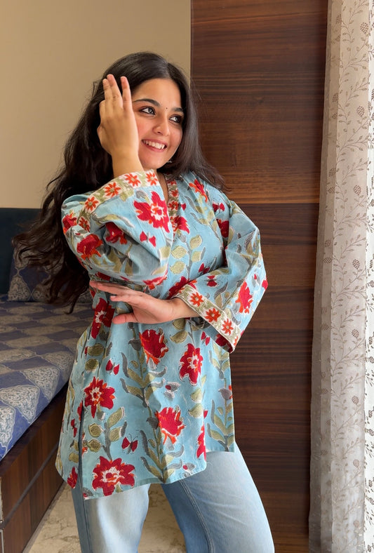 Sareena - hand block printed kurti