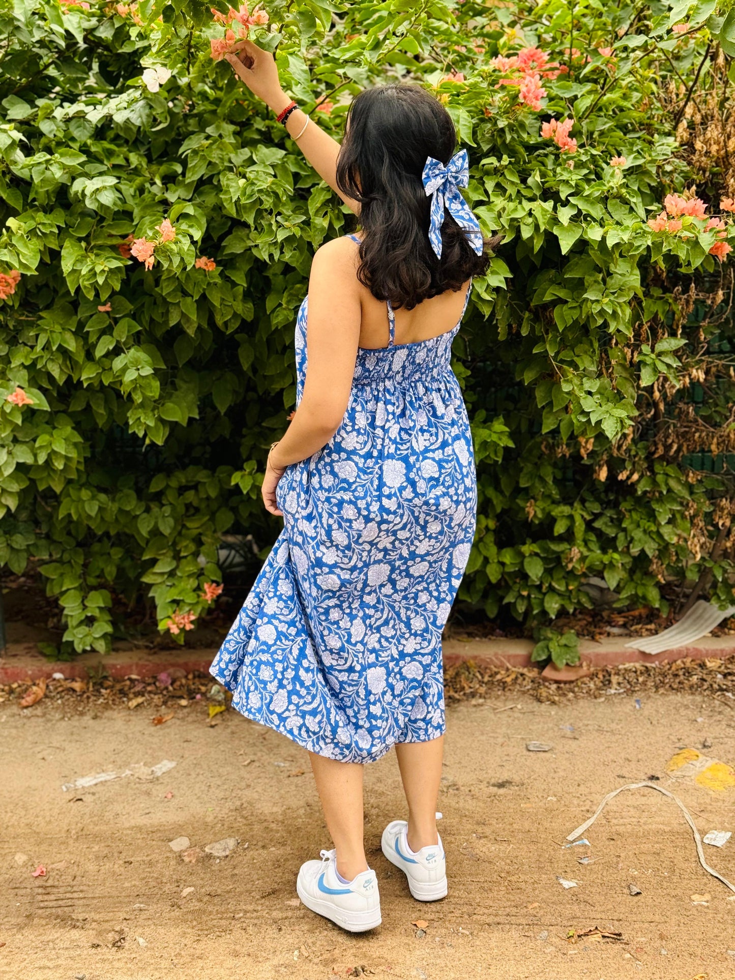 OC/33  DIVE IN BLUE Summer dress