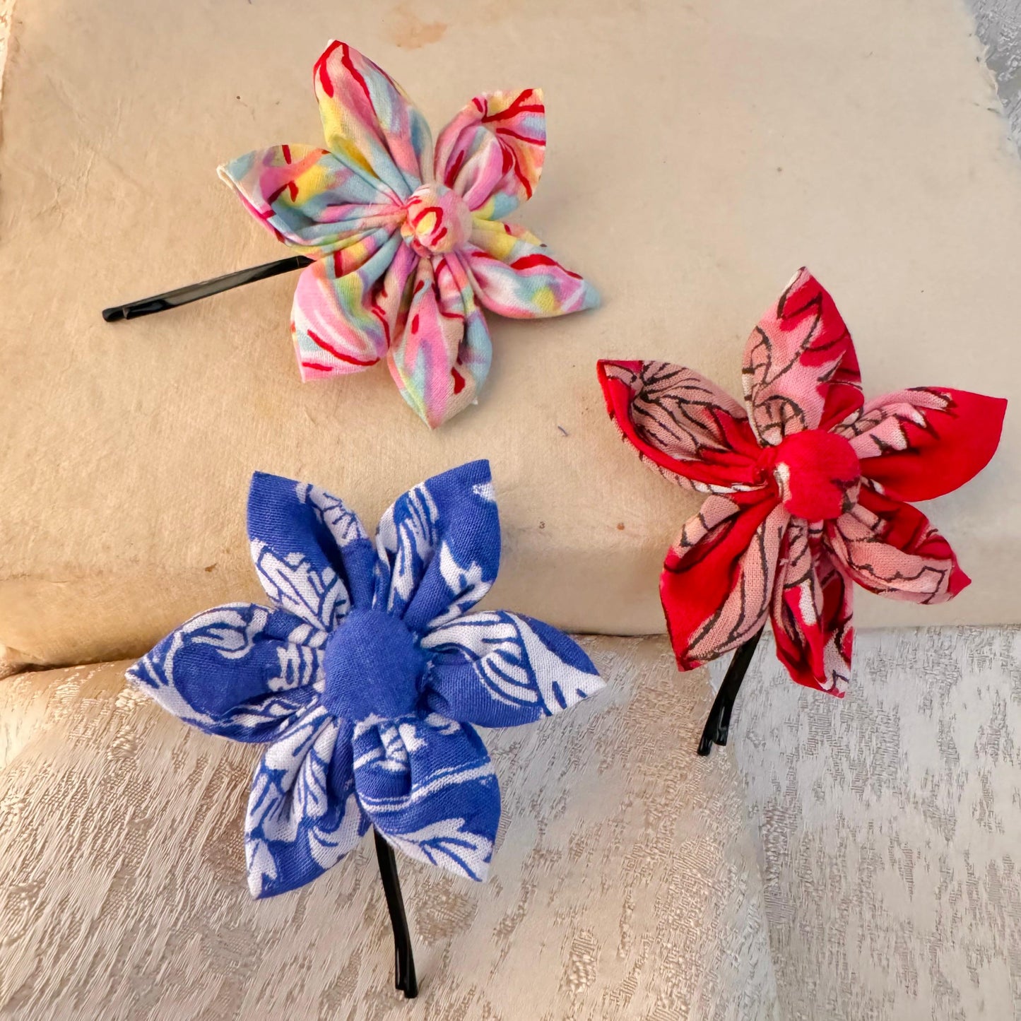 Flower Hair Clip (Combo Of 3)