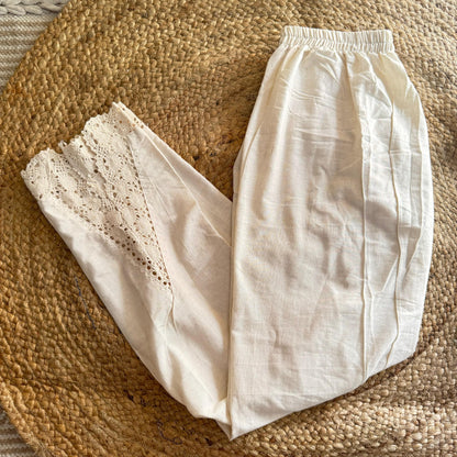 Cotton Lace Pants