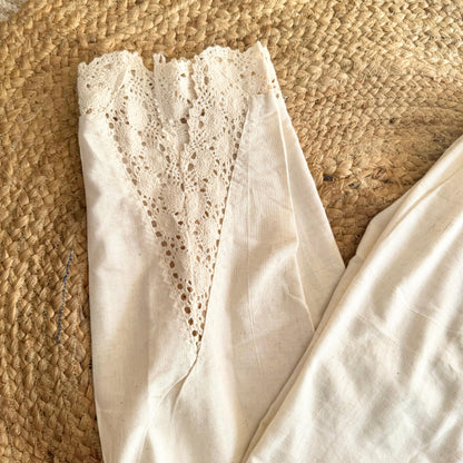 Cotton Lace Pants