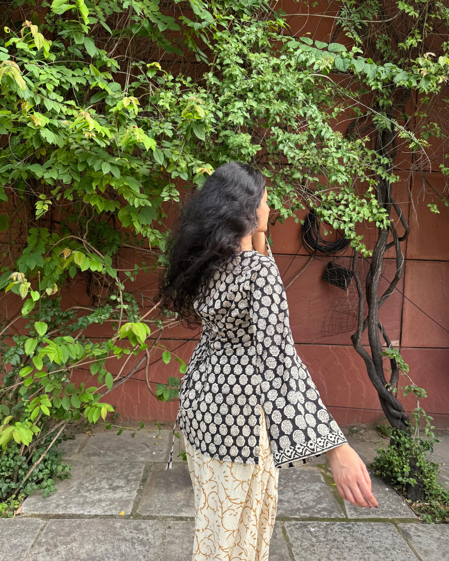 Sitara Short Kurti and Salwar set (Style it in 3 ways)