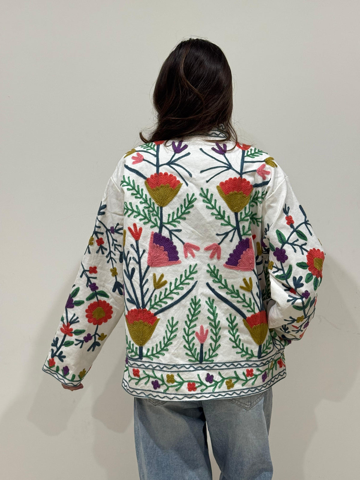 Jaz Cotton Embroidered Jacket